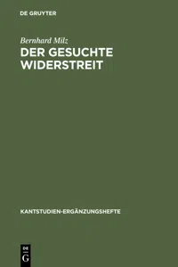 Der gesuchte Widerstreit_cover