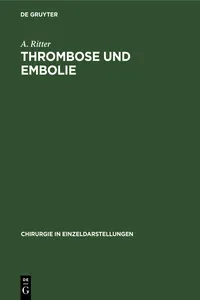 Thrombose und Embolie_cover