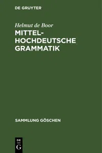 Mittelhochdeutsche Grammatik_cover