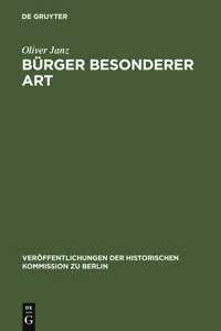 Bürger besonderer Art_cover