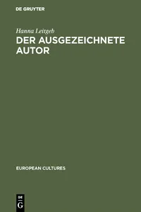 Der ausgezeichnete Autor_cover