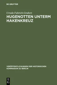 Hugenotten unterm Hakenkreuz_cover