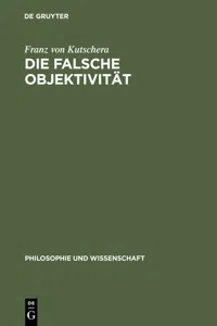 Die falsche Objektivität_cover