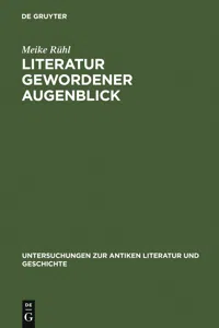 Literatur gewordener Augenblick_cover