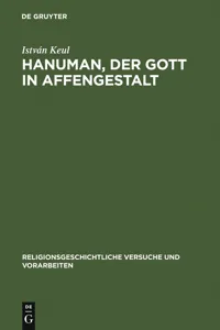 Hanuman, der Gott in Affengestalt_cover