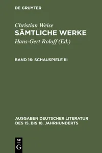 Schauspiele III_cover