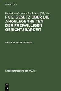 §§ 35-70n FGG_cover