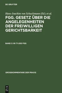 §§ 71-200 FGG_cover