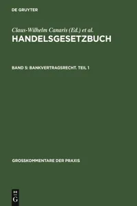 Bankvertragsrecht. Teil 1_cover