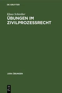 Übungen im Zivilprozeßrecht_cover