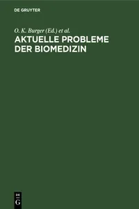 Aktuelle Probleme der Biomedizin_cover