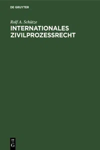Internationales Zivilprozeßrecht_cover