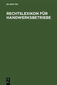 Rechtslexikon für Handwerksbetriebe_cover