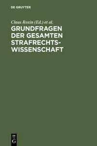 Grundfragen der gesamten Strafrechtswissenschaft_cover