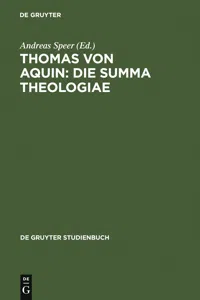 Thomas von Aquin: Die Summa theologiae_cover