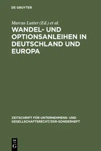 Wandel- und Optionsanleihen in Deutschland und Europa_cover