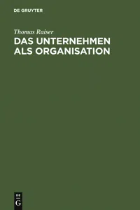 Das Unternehmen als Organisation_cover