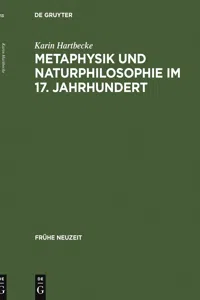 Metaphysik und Naturphilosophie im 17. Jahrhundert_cover