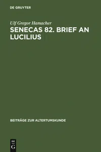 Senecas 82. Brief an Lucilius_cover