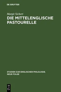 Die mittelenglische Pastourelle_cover