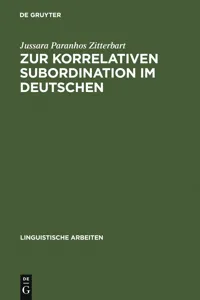 Zur korrelativen Subordination im Deutschen_cover