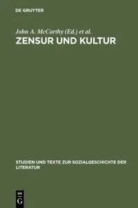 Zensur und Kultur_cover