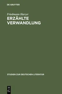 Erzählte Verwandlung_cover