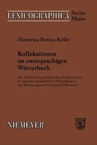 Kollokationen im zweisprachigen Wörterbuch_cover