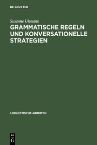 Grammatische Regeln und konversationelle Strategien_cover