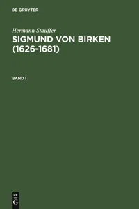 Sigmund von Birken_cover