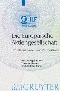 Die Europäische Aktiengesellschaft_cover