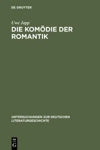 Die Komödie der Romantik_cover