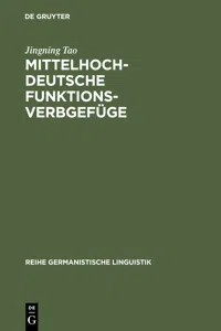 Mittelhochdeutsche Funktionsverbgefüge_cover