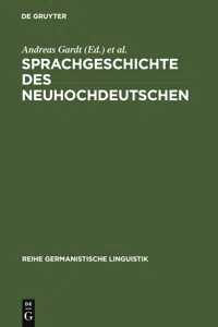 Sprachgeschichte des Neuhochdeutschen_cover