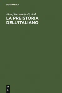 La preistoria dell'italiano_cover