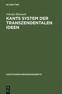 Kants System der transzendentalen Ideen_cover