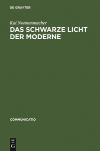 Das schwarze Licht der Moderne_cover