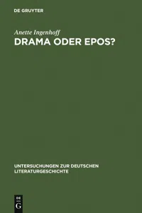 Drama oder Epos?_cover