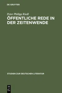 Öffentliche Rede in der Zeitenwende_cover