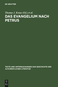 Das Evangelium nach Petrus_cover