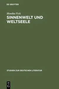 Sinnenwelt und Weltseele_cover