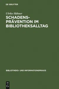 Schadensprävention im Bibliotheksalltag_cover