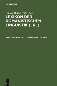 Indices - Literaturverzeichnis_cover