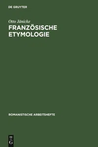 Französische Etymologie_cover