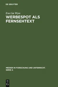 Werbespot als Fernsehtext_cover