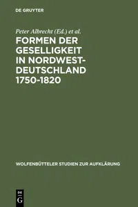 Formen der Geselligkeit in Nordwestdeutschland 1750-1820_cover