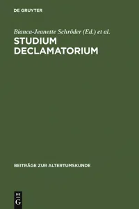 Studium declamatorium_cover