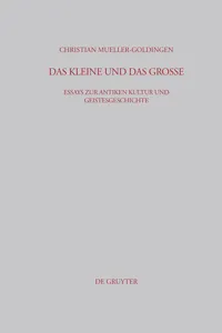 Das Kleine und das Große_cover