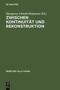 Zwischen Kontinuität und Rekonstruktion_cover