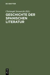 Geschichte der spanischen Literatur_cover